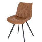 Malmo Tan Swivel Dining Chair - Chairs - British D'sire