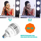 MANTOO PGL45 45W 230V 5500K 5460LM LED Light Bulb for Photography Lighting - British D'sire