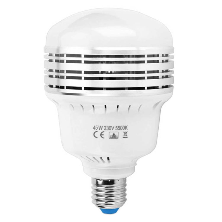 MANTOO PGL45 45W 230V 5500K 5460LM LED Light Bulb for Photography Lighting - British D'sire