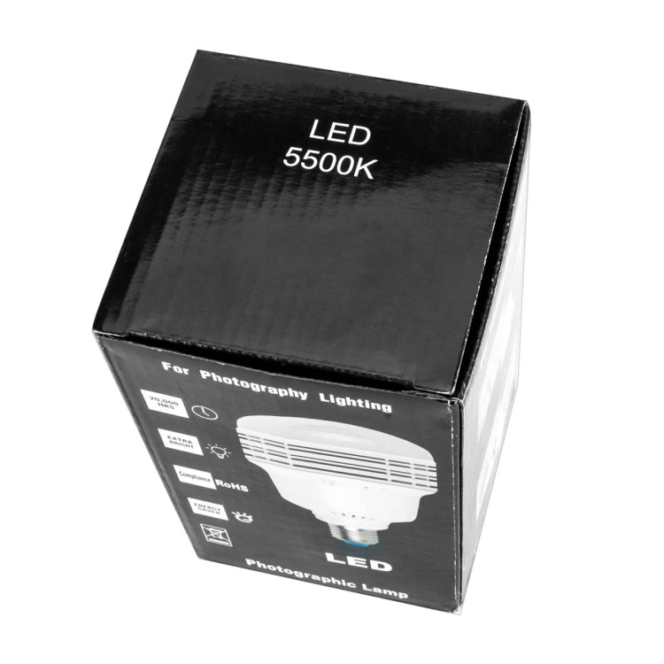 MANTOO PGL45 45W 230V 5500K 5460LM LED Light Bulb for Photography Lighting - British D'sire