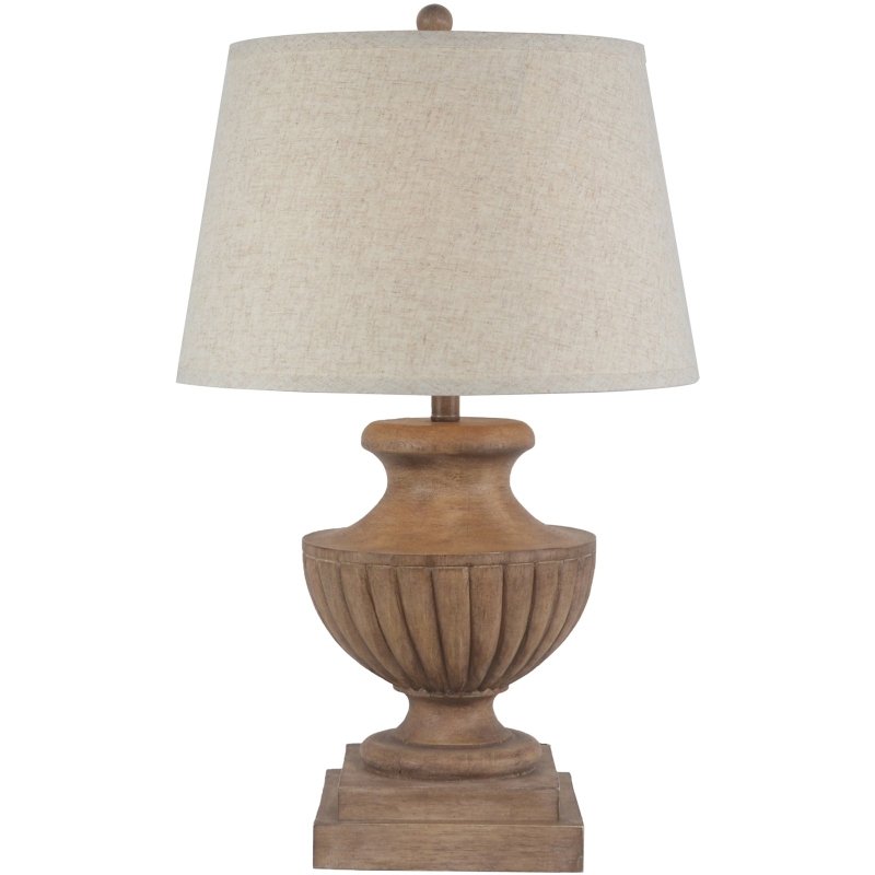 Marbelle Table Lamp With Edged Linen Shade - Lamps - British D'sire