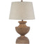 Marbelle Table Lamp With Edged Linen Shade - Lamps - British D'sire