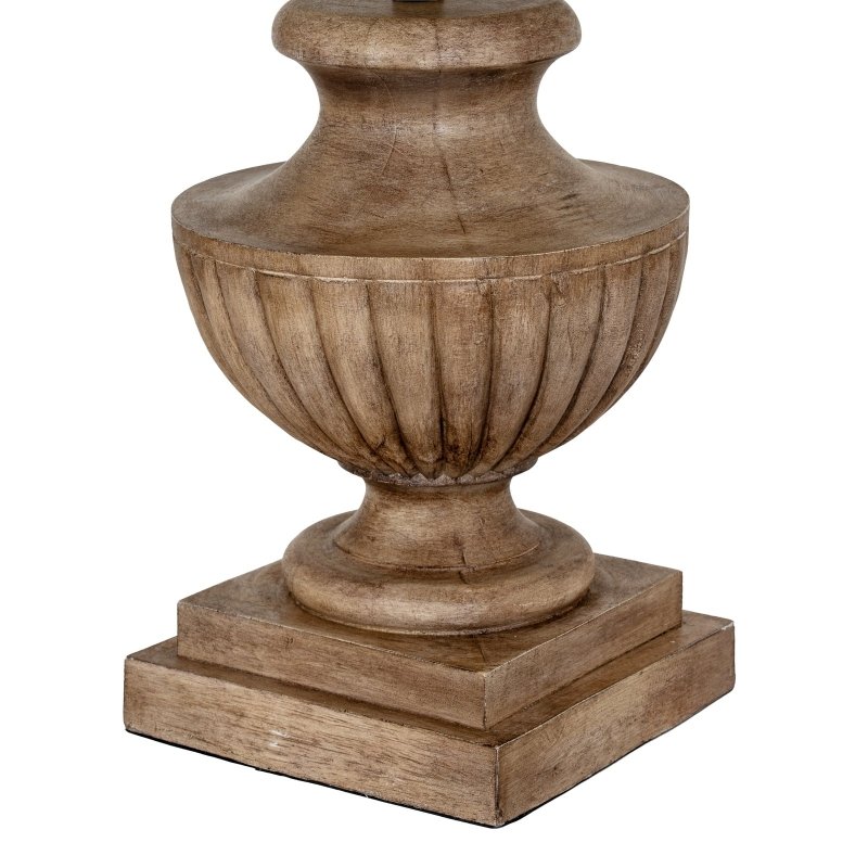 Marbelle Table Lamp With Edged Linen Shade - Lamps - British D'sire