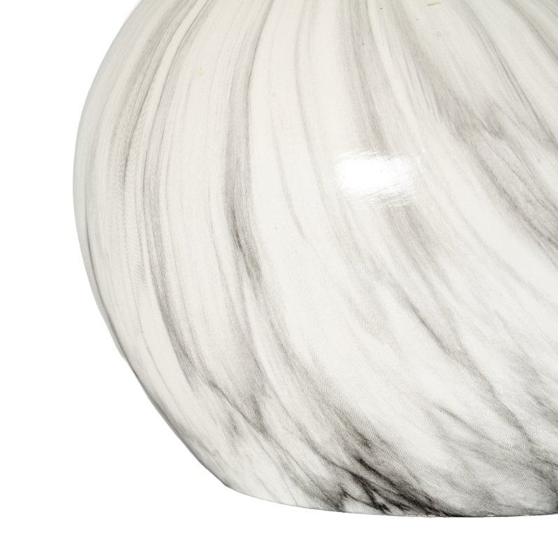 Marble Effect Planter Decorative Home Accessory - Plant Pot - British D'sire