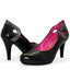 Maritus - black leather high heel - Heel Shoe - British D'sire