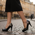Maritus - black leather high heel - Chanii B