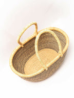 Market Black/Natural Stripe Basket - basket - British D'sire