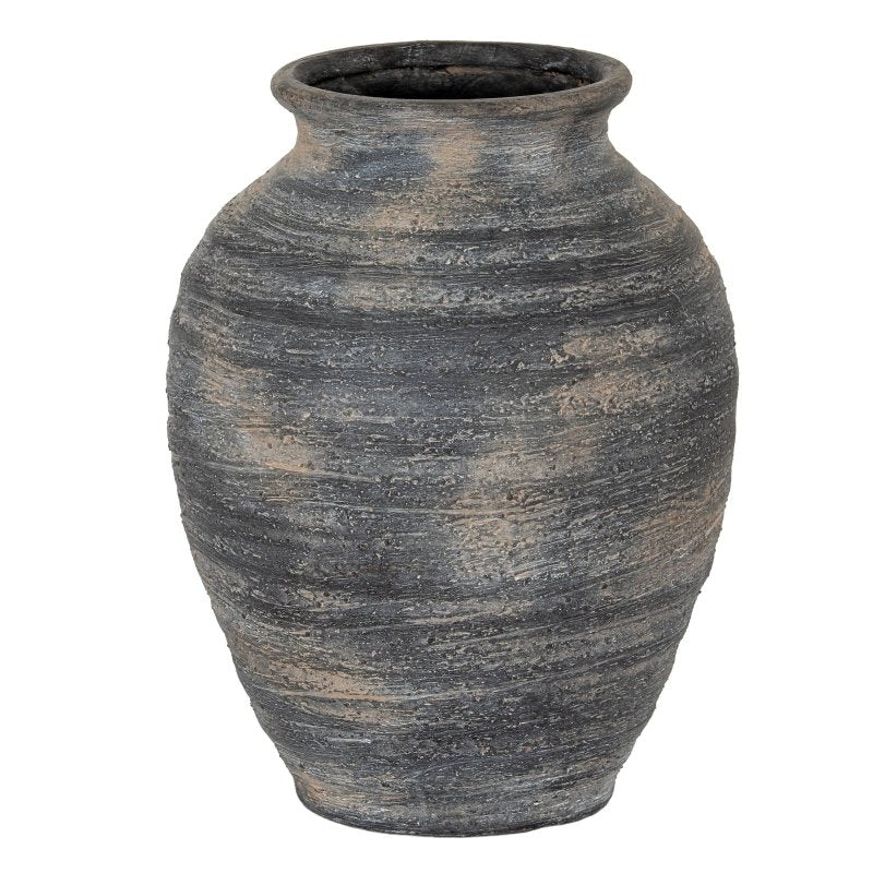 Marra Large Olpe Vase - Neutral Ceramic Decorative Vase - Vases - British D'sire