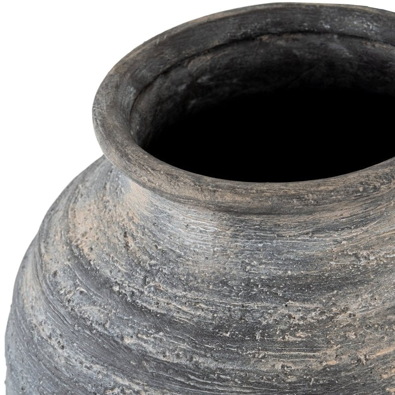 Marra Large Olpe Vase - Neutral Ceramic Decorative Vase - Vases - British D'sire