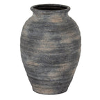 Marra Medium Olpe Vase - Grey Ceramic Decorative Vase - Vases - British D'sire