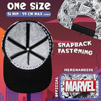 Marvel Baseball Cap for Boys Teenagers Peaked Sun Hat Kids Lightweight Summer Sun Hat Holiday Sports Travel Essentials Black/White - Kids Headwear - British D'sire