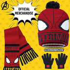 Marvel Boys Winter Accessories Set, Cosy for School Travel - Gifts for Boys - Cold Weather Sets - British D'sire