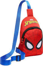 Marvel Spiderman Boys Crossbody Bag Adjustable Strap Zip Compartment Boys Gifts - Bags & Accessories - British D'sire