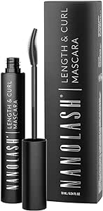 Nanolash Length&Curl Mascara 10 ml - lengthening and curling mascara, the effect of perfectly long and perfectly curled eyelashes, black mascara Main image