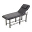 Massage Bed for Physical Therapy Spa Facial with Adjustable Backrest, Black - Massage Bed - British D'sire