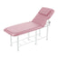 Massage Bed for Physical Therapy Spa Facial with Adjustable Backrest, Pink - Massage Bed - British D'sire
