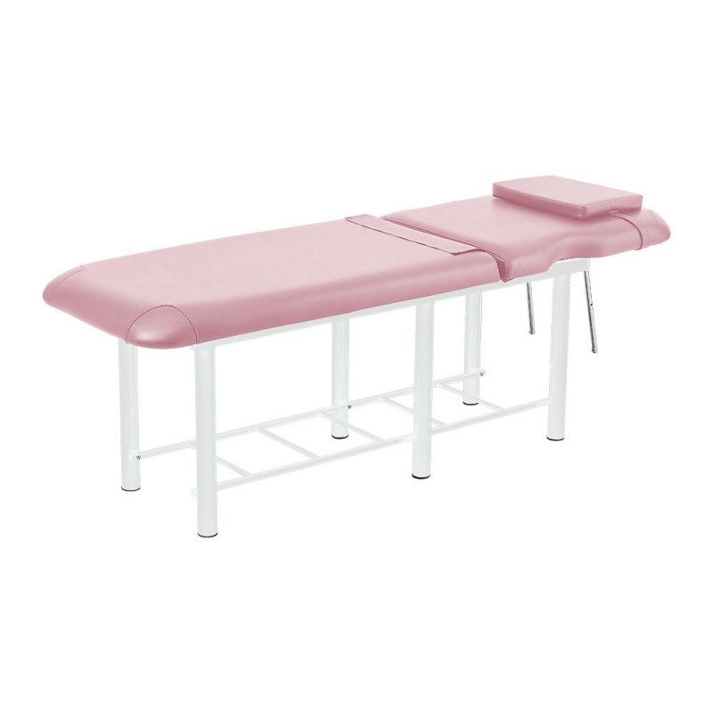 Massage Bed for Physical Therapy Spa Facial with Adjustable Backrest, Pink - Massage Bed - British D'sire