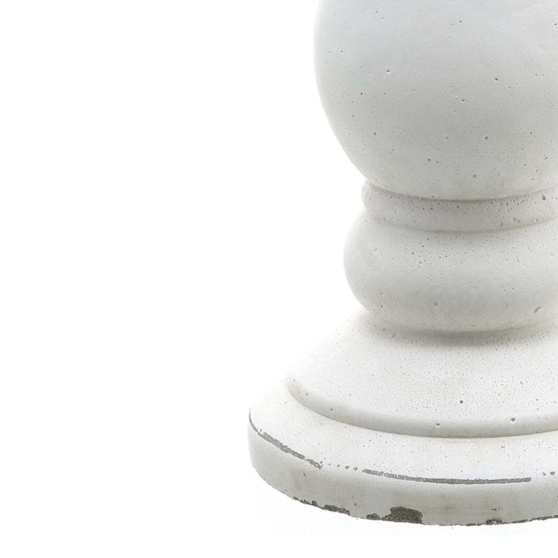 Matt White Ceramic Candle Holder - Candle Holder - British D'sire