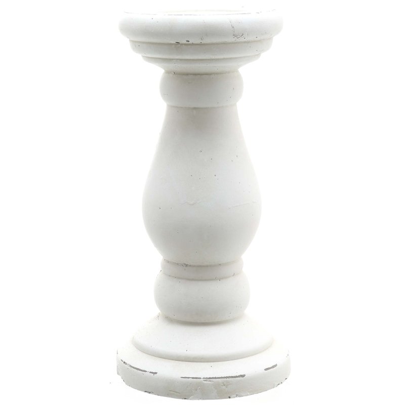 Matt White Ceramic Candle Holder - Candle Holder - British D'sire