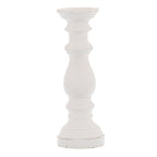 Matt White Ceramic Column Candle Holder - Candle Holders - British D'sire