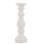 Matt White Large Ceramic Column Candle Holder - Candle Holders - British D'sire