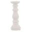 Matt White Small Ceramic Column Candle Holder - Candle Holder - British D'sire
