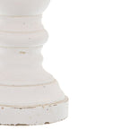 Matt White Small Ceramic Column Candle Holder - Candle Holder - British D'sire