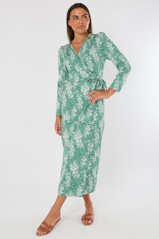 Maxi Wrap Dress - Dresses - British D'sire