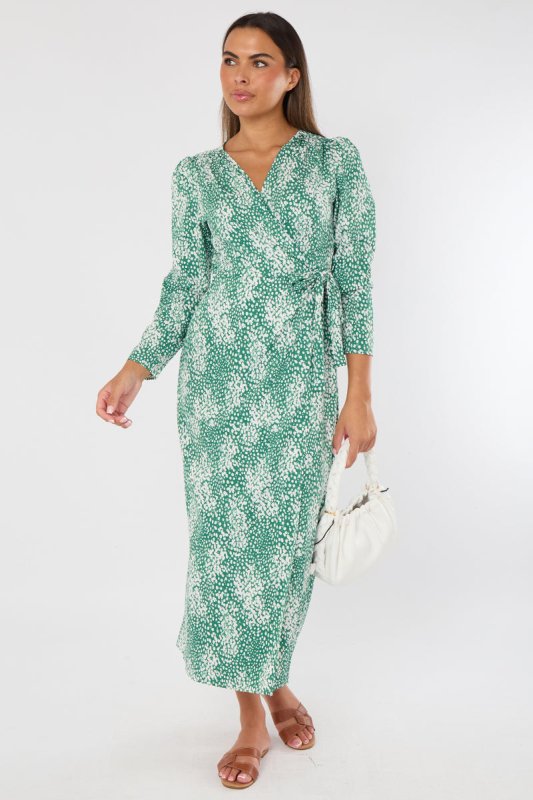 Maxi Wrap Dress - Dresses - British D'sire