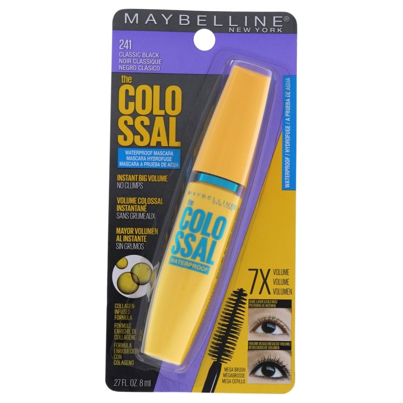 Maybelline - The Colossal Volum Express Waterproof Mascara - # 241 Classic Black for Women - 0.27 oz Mascara - Mascara - British D'sire Main image