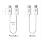 Measy AM18051 HDMI Wireless Transmitter Receiver Screen Mirroring Cable(White) - British D'sire