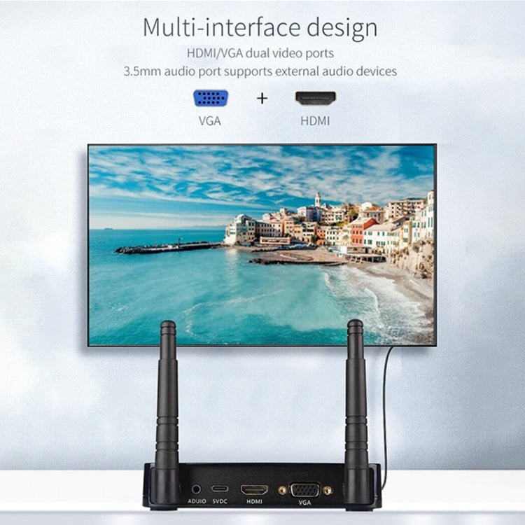 Measy UHD200 Wireless HDMI Transmitter and Receiver, Transmission Distance: 100m - British D'sire