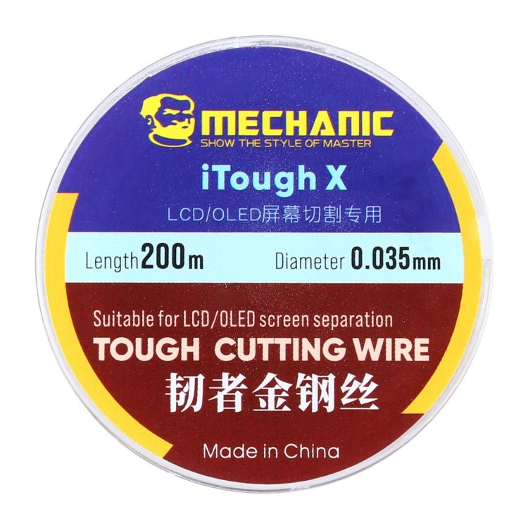 MECHANIC iTough X 200M 0.035MM LCD OLED Screen Cutting Wire - British D'sire Main image