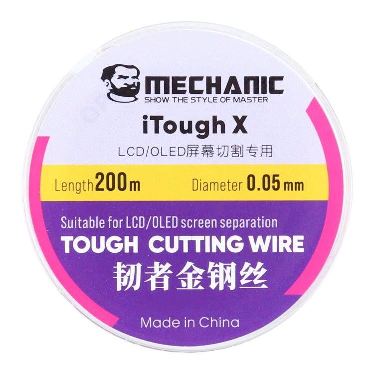 MECHANIC iTough X 200M 0.05MM LCD OLED Screen Cutting Wire - British D'sire Main image