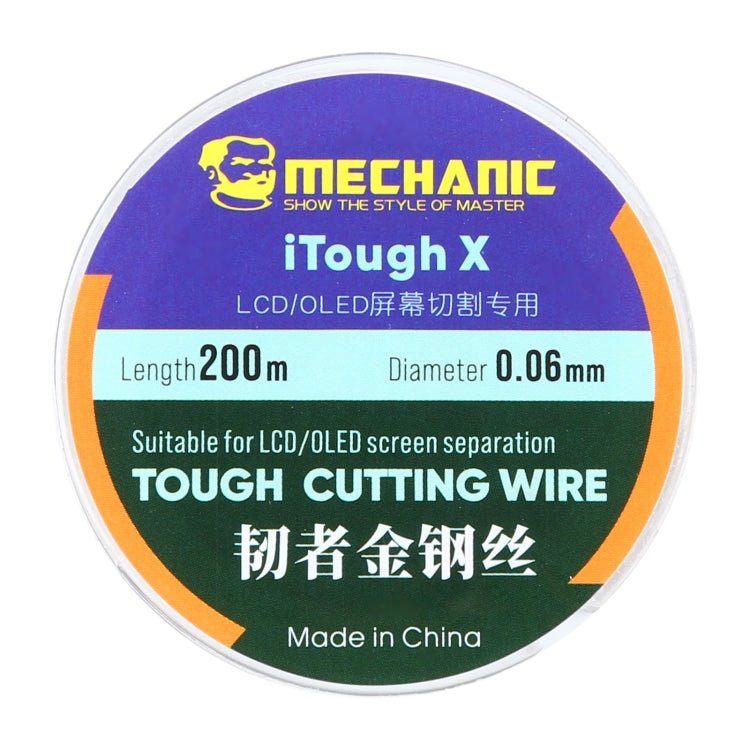 MECHANIC iTough X 200M 0.06MM LCD OLED Screen Cutting Wire - British D'sire