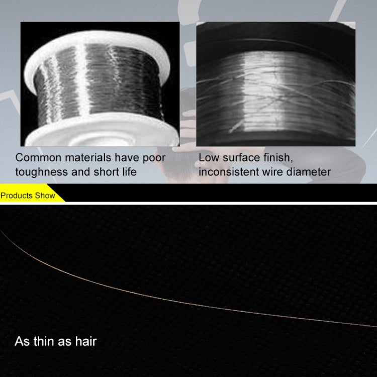 MECHANIC iTough X 200M 0.08MM LCD OLED Screen Cutting Wire - British D'sire