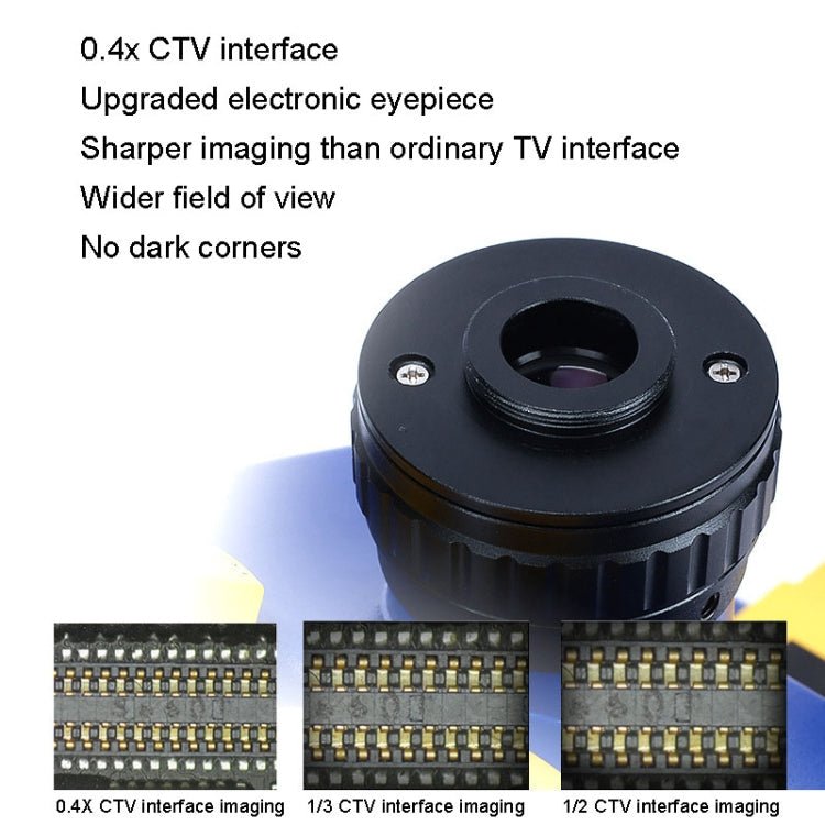 MECHANIC MC - 75TB1 Trinocular Stereo Microscope Industrial Grade Can Connect To HD Display - British D'sire