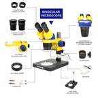 MECHANIC MC - 75TB1 Trinocular Stereo Microscope Industrial Grade Can Connect To HD Display - British D'sire