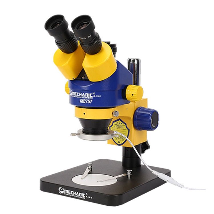 MECHANIC MC - 75TB1 Trinocular Stereo Microscope Industrial Grade Can Connect To HD Display - British D'sire