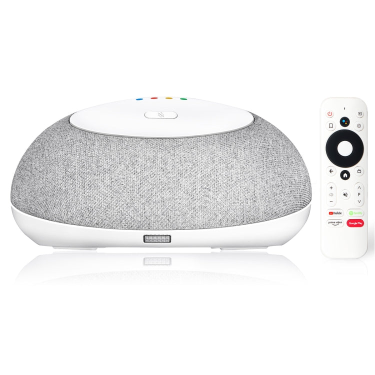MECOOL KA1 Smart TV Speaker Android 11 TV Box with Remote Control, Amlogic S905X4 Quad Core Cortex - A55, 4GB+32GB, Dual - Band / Bluetooth / Ethernet / OTT(EU Plug) - British D'sire Main image