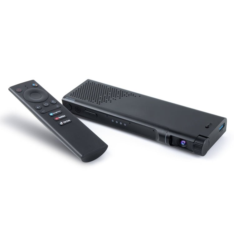 MECOOL KA2 Video Calling on TV Android 10.0 Smart TV Box with Remote Control, Amlogic S905X4 Quad Core Cortex A35, 4GB+64GB, Dual - Band / Ethernet / Camera(UK Plug) - British D'sire