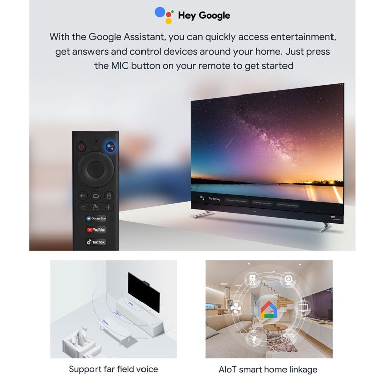 MECOOL KA2 Video Calling on TV Android 10.0 Smart TV Box with Remote Control, Amlogic S905X4 Quad Core Cortex A35, 4GB+64GB, Dual - Band / Ethernet / Camera(US Plug) - British D'sire