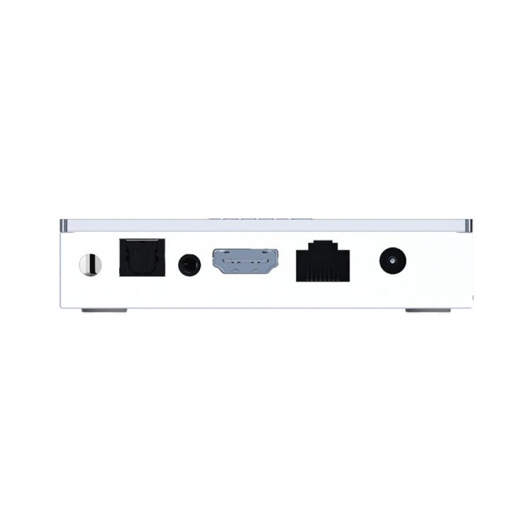 MECOOL KM2 Plus Android 11 Dual - band WiFi Smart Voice TV Box 4GB+32GB, EU Plug(White) - British D'sire