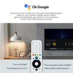 MECOOL KM2 Plus Android 11 Dual - band WiFi Smart Voice TV Box 4GB+32GB, EU Plug(White) - British D'sire