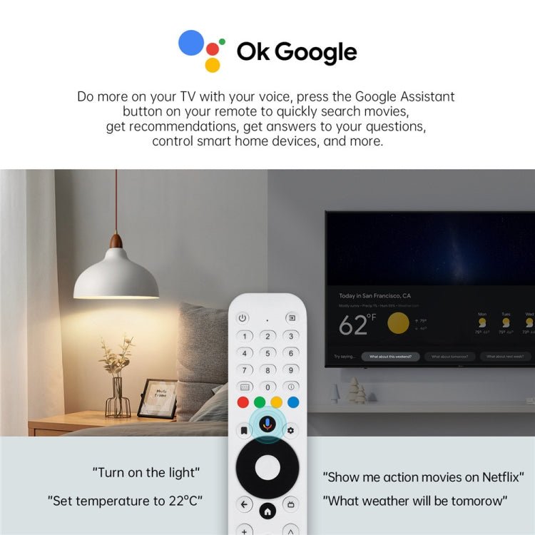 MECOOL KM2 Plus Android 11 Dual - band WiFi Smart Voice TV Box 4GB+32GB, EU Plug(White) - British D'sire