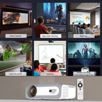 MECOOL KP1 1920x1080P 700ANSI Lumens Portable Mini LCD Smart Projector(AU Plug) - British D'sire
