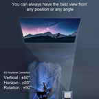 MECOOL KP1 1920x1080P 700ANSI Lumens Portable Mini LCD Smart Projector(EU Plug) - British D'sire