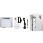 MECOOL KP1 1920x1080P 700ANSI Lumens Portable Mini LCD Smart Projector(EU Plug) - British D'sire