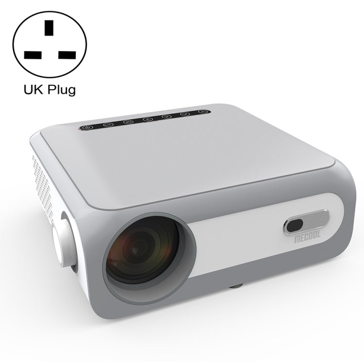 MECOOL KP1 1920x1080P 700ANSI Lumens Portable Mini LCD Smart Projector(UK Plug) - British D'sire