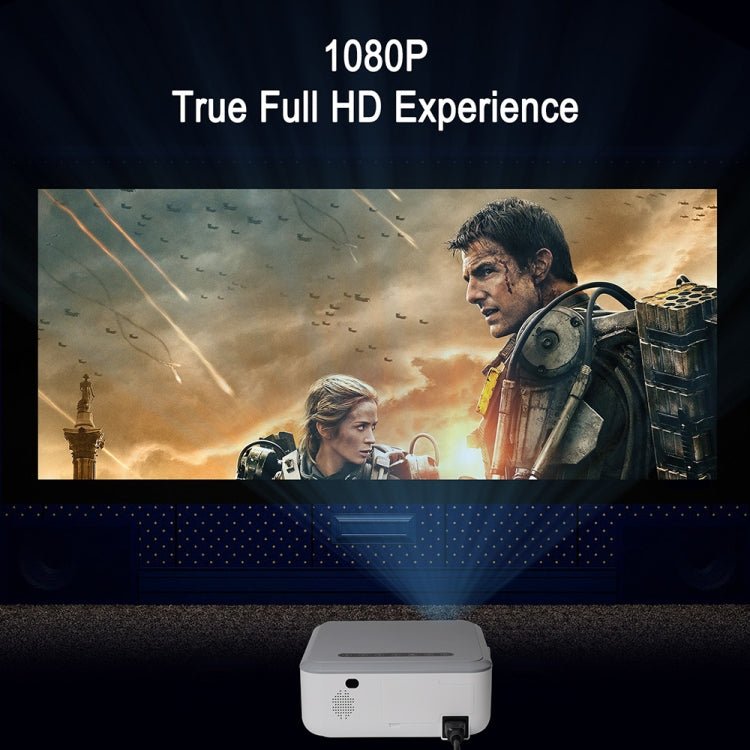 MECOOL KP1 1920x1080P 700ANSI Lumens Portable Mini LCD Smart Projector(US Plug) - British D'sire